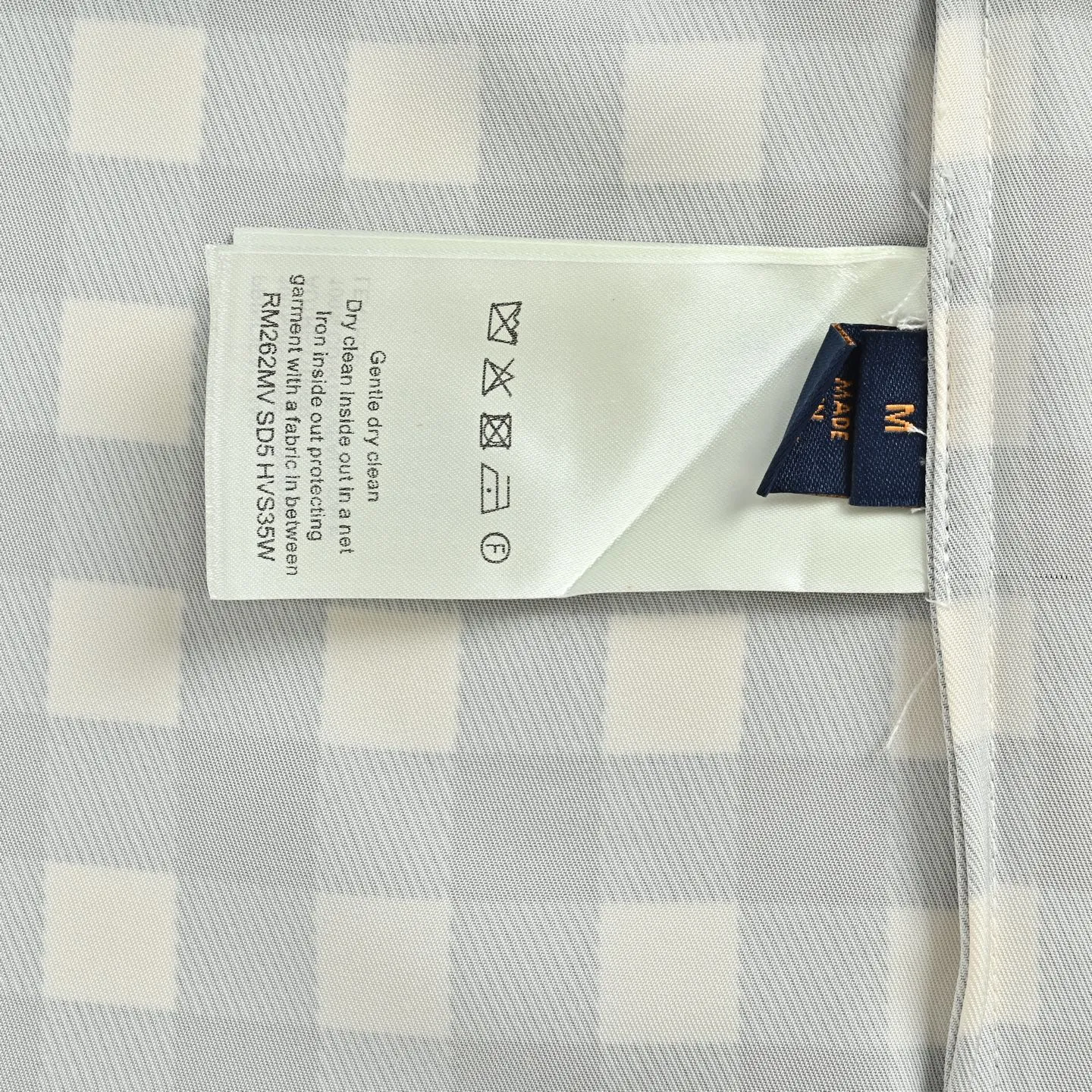 Louis Vuitton/Louis Vuitton pocket logo checkerboard short-sleeved shirt